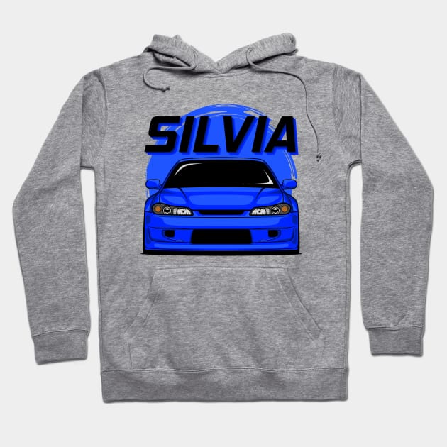 Silvia S15 Blue Hoodie by GoldenTuners